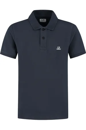 C.P. Company Poloshirt mit Logo-Stickerei