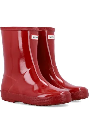 Hunter Stiefel mit Logo-Patch