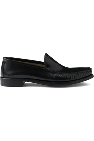 Prada Loafer aus gebürstetem Leder