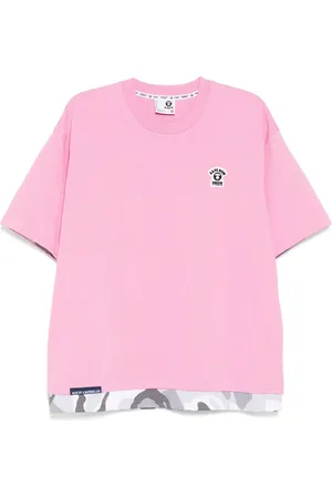 A Bathing Ape T-Shirt mit Moonface-Logo