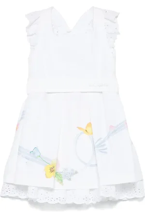 Lapin House Kleid mit Schmetterling-Print
