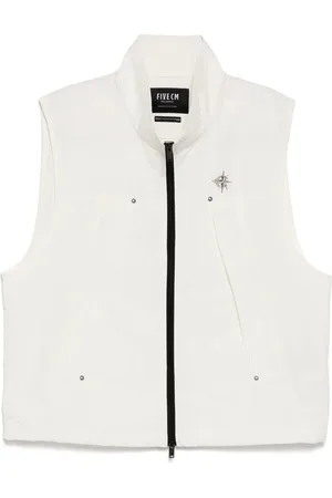 FIVE CM Weste mit Logo-Nieten