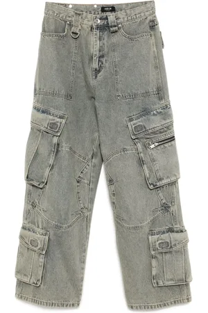 FIVE CM Weite Jeans mit aufgesetzten Taschen