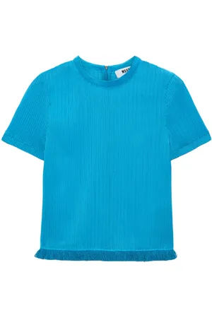 Msgm Geripptes T-Shirt