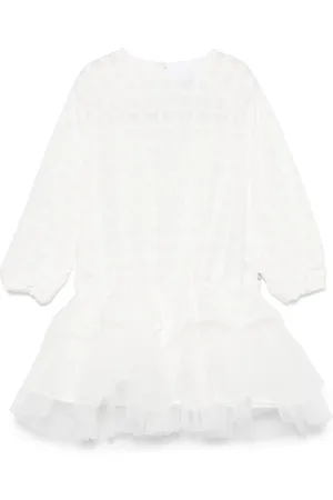 DOUUOD KIDS Kleid mit geometrischem Muster