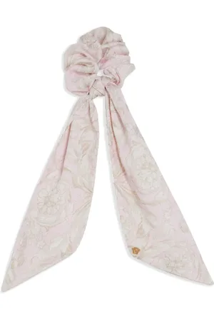 VERSACE Haargummi mit Blumen-Print
