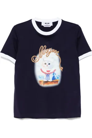 Msgm T-Shirt mit grafischem Print