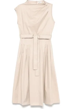PESERICO SIGN Midikleid mit Punto Luce-Kette