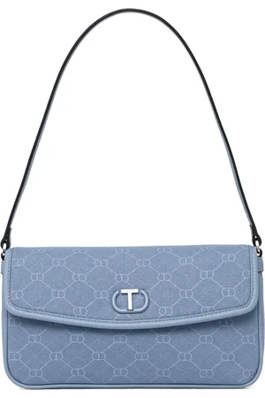 Twin-Set Schultertasche mit Monogramm-Print