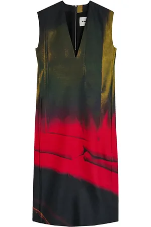 Jil Sander Midikleid mit Print