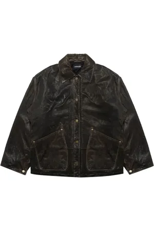 Mainless Lederjacke mit Kratzern