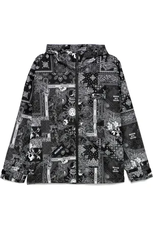 Musium Div. Windbreaker mit grafischem Print