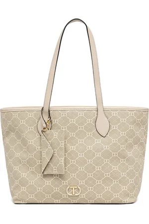 Twin-Set Schultertasche mit Monogramm-Print