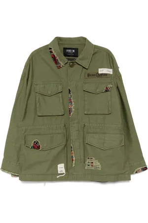 FIVE CM Military-Jacke mit Logo-Patch