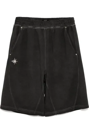 FIVE CM Shorts mit Logo-Nieten