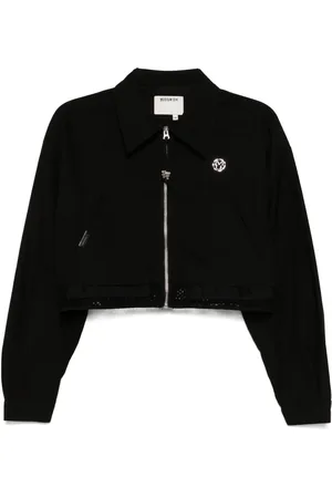 Musium Div. Cropped-Jacke mit Logo