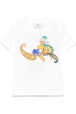 Etro T-Shirt mit Stickerei