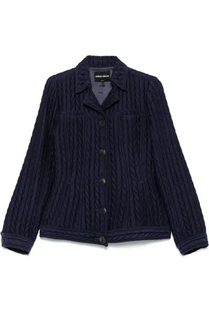 Giorgio Armani 2000s wattierte Steppjacke