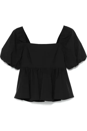 Maje Bluse mit Puffärmeln