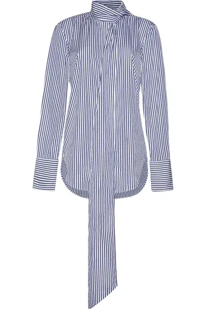 ADAM LIPPES Gestreifte Lee Popeline-Bluse