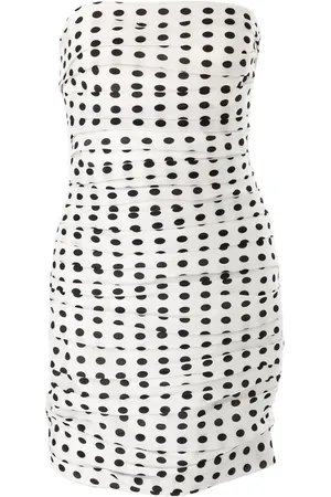 Carolina Herrera Gepunktetes Minikleid