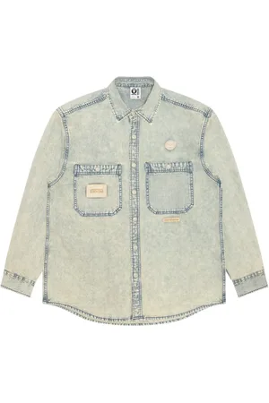 A Bathing Ape Hemd mit Logo-Patch