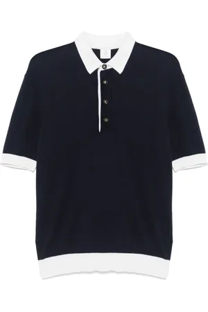 ELEVENTY Geripptes Poloshirt