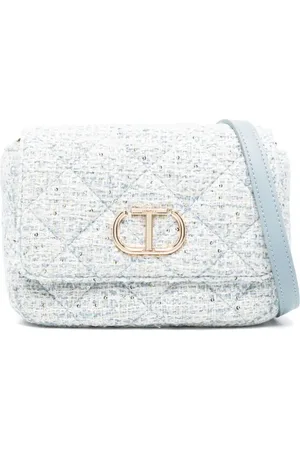 Twin-Set Umhängetasche aus Tweed