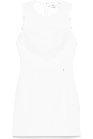 Elisabetta Franchi Minikleid mit Blumenanhänger