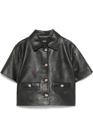 Maje Klassische Lederjacke