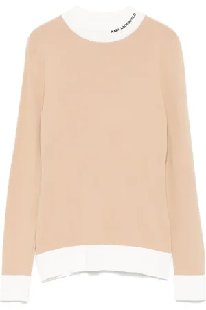 Karl Lagerfeld Pullover mit Logo-Stickerei