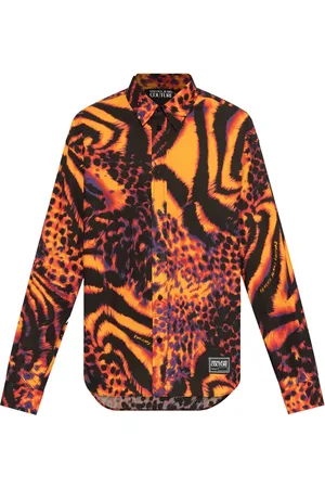 VERSACE Hemd mit abstraktem Print