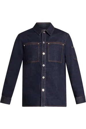 Salvatore Ferragamo Klassisches Jeanshemd