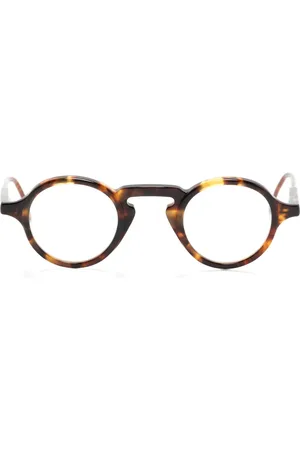 Thom Browne Runde Brille in Schildpattoptik