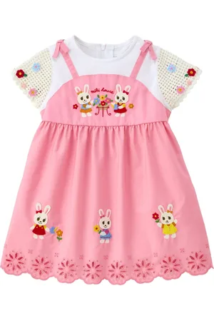 Miki House Kleid mit Hasenmotiv