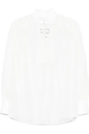 NISSA Bluse mit Spitzendetail