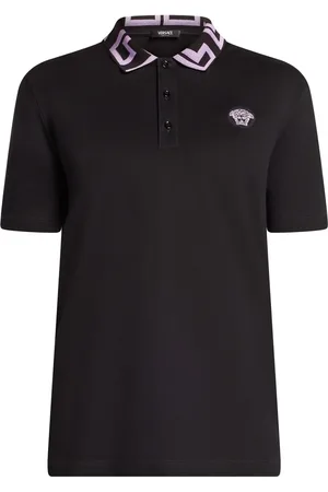 VERSACE Poloshirt mit Medusa-Stickerei