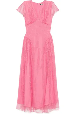 ROTATE Maxikleid aus Spitze