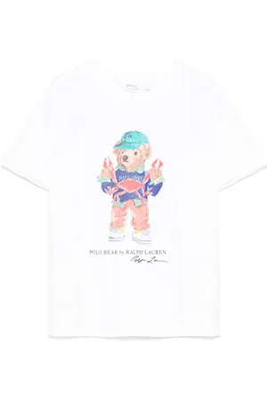 Ralph Lauren T-Shirt mit Polo Bear-Motiv