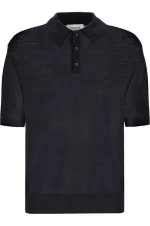 LANEUS Gestricktes Poloshirt