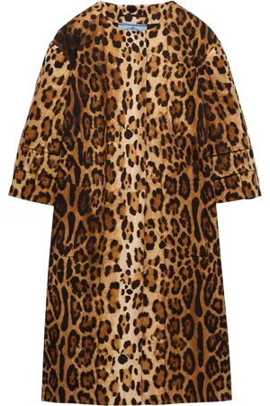 Prada Mantel mit Animal-Print
