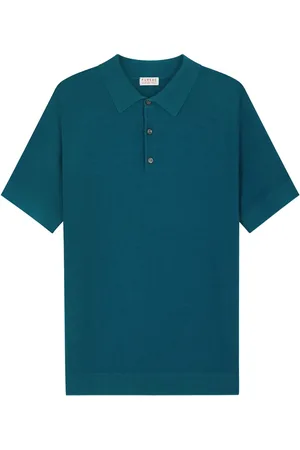 Fursac Poloshirt mit Moosnaht