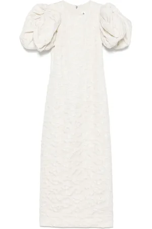 ROTATE Kleid mit Puffärmeln