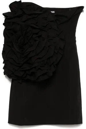 ROTATE Minikleid mit Blumenapplikation