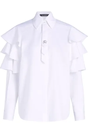 Karl Lagerfeld X Joann Bluse mit Schleifenverschluss