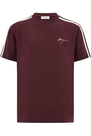 Salvatore Ferragamo T-Shirt mit Seitenstreifen