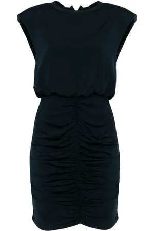 ROTATE Gerafftes Slinky Minikleid