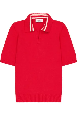 LANEUS Gestricktes Poloshirt