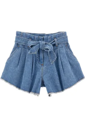 PHILOSOPHY DI LORENZO SERAFINI Jeans-Shorts mit Gürtel