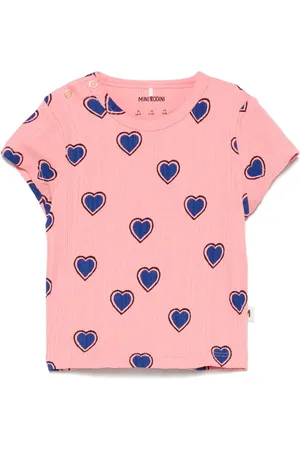 Mini Rodini T-Shirt mit betonten Herzen